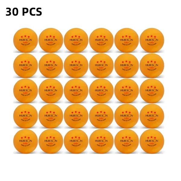 Balles de Ping-Pong Huieson G40+ – 3 Étoiles, Polymère Professionnel, Norme TTF pour Compétition