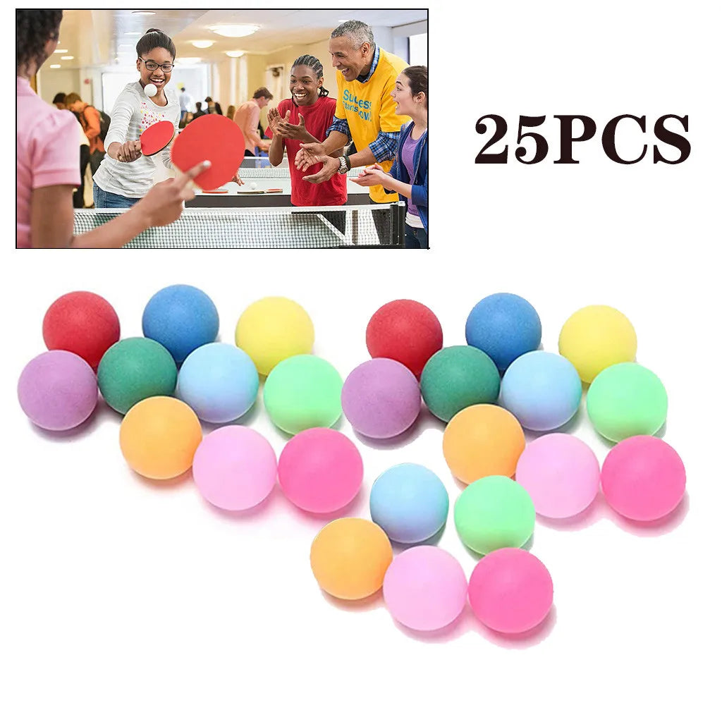 Balles de Ping-Pong 40 mm – 2,4 g, Couleurs Aléatoires, Idéales pour Jeux de Groupe et Activités de Plein Air