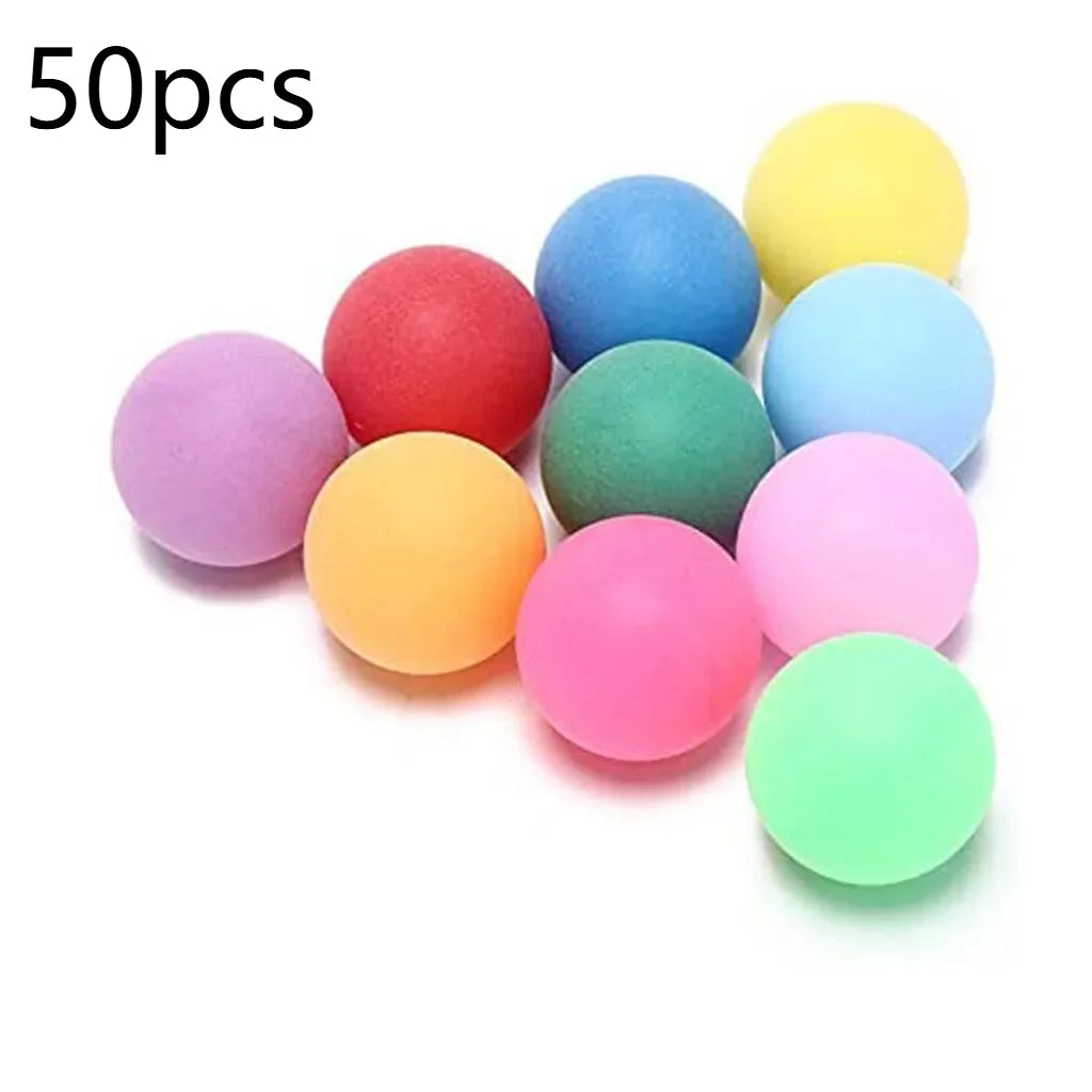 Balles de Ping-Pong 40 mm – 2,4 g, Couleurs Aléatoires, Idéales pour Jeux de Groupe et Activités de Plein Air